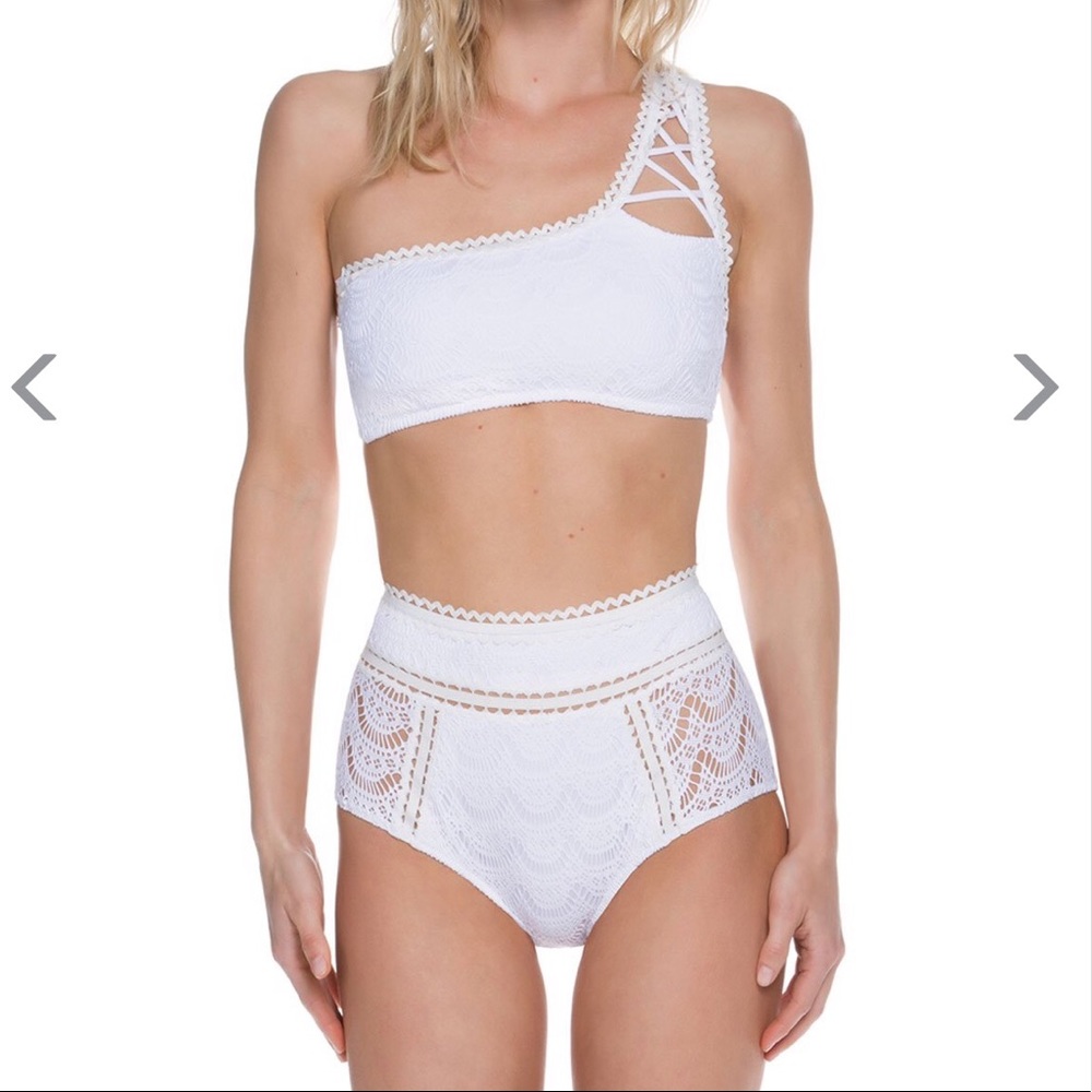 Becca White Bikini